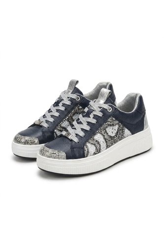 Tenis Para Mujer TAC1045 AZUL X PLATA X FOLIA ZAVATTY Zavatty