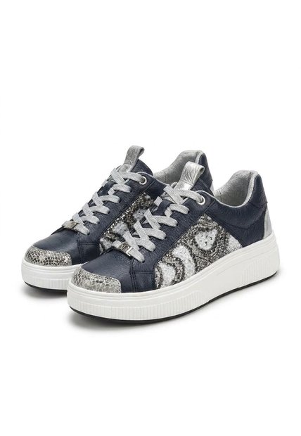 Tenis Para Mujer TAC1045 AZUL X PLATA X FOLIA ZAVATTY