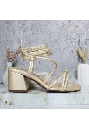 Sandalia Para Mujer Q230-Z471 CHAMPAÑA ZAVATTY