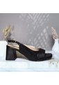 Tacon Para Mujer 407-Z522 NEGRO CUERO ZAVATTY de Zavatty
