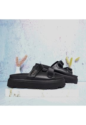 Sandalia Plana Para Mujer V932-Z84 NEGRO ZAVATTY