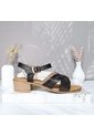 Sandalia Para Mujer 350-Z310 NEGRO X FOLIA CUERO ZAVATTY de Zavatty