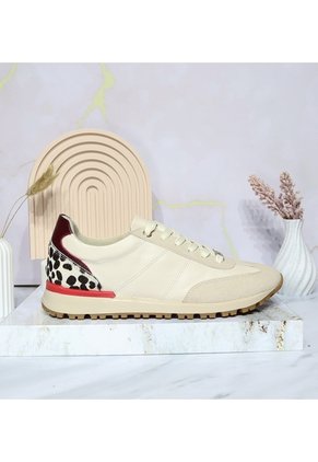 Tenis Para Mujer A220-Z495 TALCO X VINOTINTO CUERO ZAVATTY