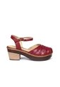 Sandalia Para Mujer S126-Z06 ROJO CUERO ZAVATTY de Zavatty
