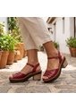 Sandalia Para Mujer S126-Z06 ROJO CUERO ZAVATTY de Zavatty