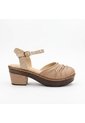 Sandalia Para Mujer S126-Z06 CAMEL CUERO ZAVATTY de Zavatty