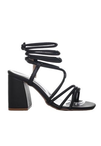 Sandalia Tacon Para Mujer 7531-Z191 NEGRO GOLOSINA ZAVATTY Zavatty