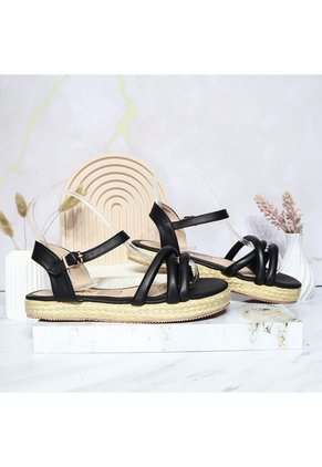 Sandalia Plana Para Mujer M144-Z471 NEGRO ZAVATTY
