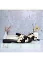 Sandalia Plana Para Mujer N126-Z446 NEGRO VACA ZAVATTY de Zavatty
