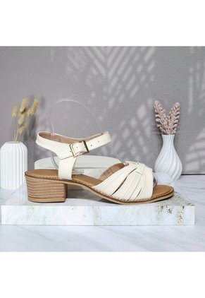 Sandalia Para Mujer 365-Z310 BLANCO OSTRA CUERO ZAVATTY
