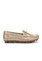 Mocasin Para Mujer TA09-Z449 CHAMPAÑA CUERO ZAVATTY de Zavatty