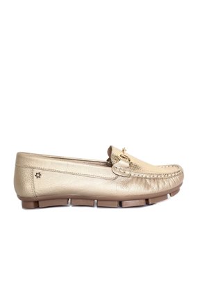 Mocasin Para Mujer TA09-Z449 CHAMPAÑA CUERO ZAVATTY