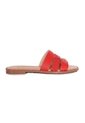 Sandalia Plana Para Mujer 25C30-Z19 ROJO XFOLIA CUERO ZAVATTY de Zavatty