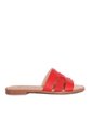 Sandalia Plana Para Mujer 25C30-Z19 ROJO XFOLIA CUERO ZAVATTY de Zavatty