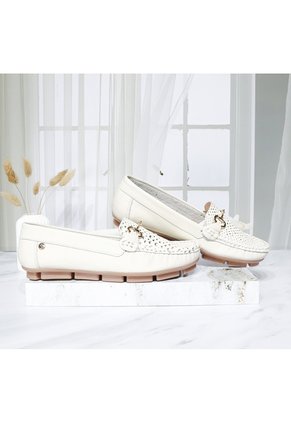 Mocasin Para Mujer TA09-Z449 CHAMPAÑA CUERO ZAVATTY