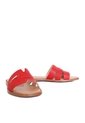 Sandalia Plana Para Mujer 25C30-Z19 ROJO XFOLIA CUERO ZAVATTY de Zavatty