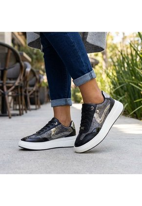 Tenis Para Mujer 213-Z435 TALCO X PLOMO CUERO ZAVATTY