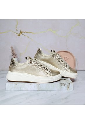 Tenis Para Mujer TAC945 DORADO FOLIA ZAVATTY