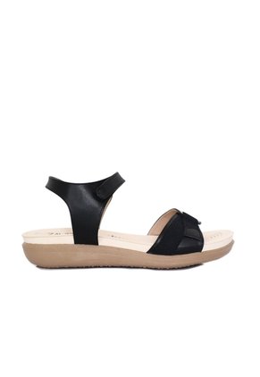 Sandalia Plana Para Mujer 9030-Z83 NEGRO ZAVATTY