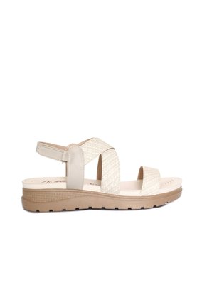 Sandalia Plana Para Mujer 9017-Z83 BEIGE ZAVATTY