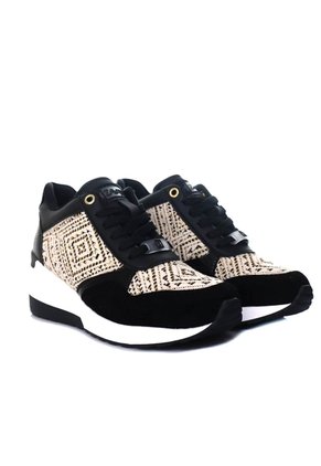 Tenis Para Mujer TA1061 TELA X NEGRO ZAVATTY