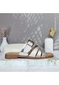 Sandalia Plana Para Mujer 25C38-Z19 PLATEADO CUERO ZAVATTY de Zavatty