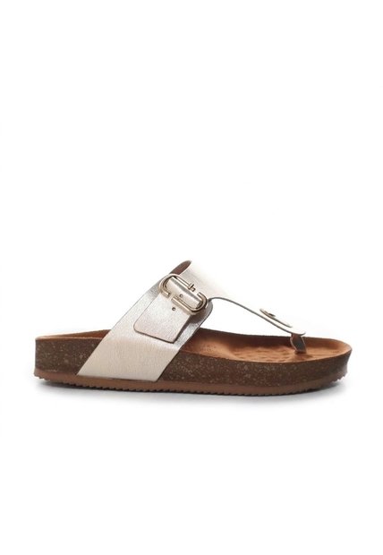 Sandalia Plana Para Mujer 2000-Z620 CHAMPAÑA ZAVATTY
