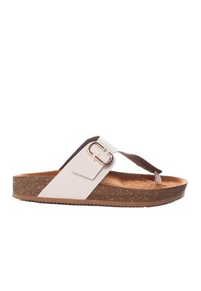 Sandalia Plana Para Mujer 2000-Z620 BLANCO ZAVATTY