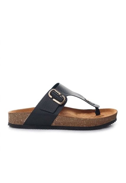 Sandalia Plana Para Mujer 2000-Z620 NEGRO ZAVATTY