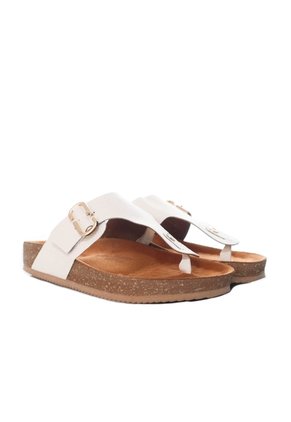 Sandalia Plana Para Mujer 2000-Z620 BLANCO ZAVATTY