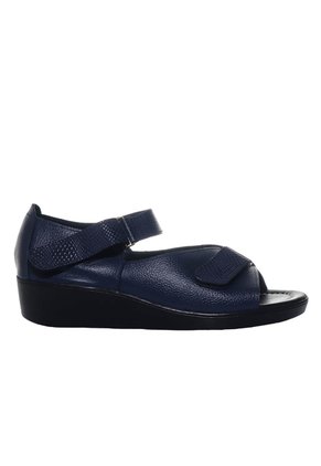 Romulo Sandalia Para Mujer H-HEIDY AZUL CUERO ZAVATTY