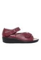 Romulo Sandalia Para Mujer H-HEIDY ROJO CUERO ZAVATTY de Zavatty
