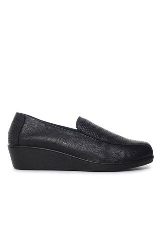 Mocasin Para Mujer H-SANDRA NEGRO CUERO ZAVATTY Zavatty
