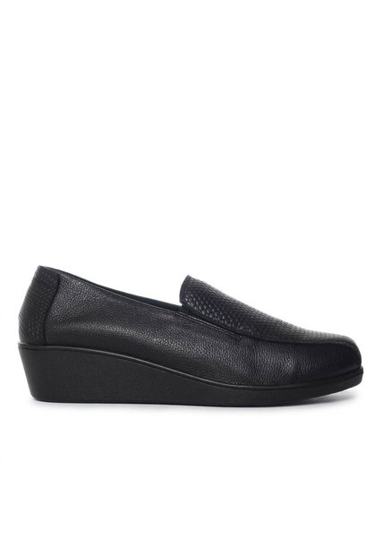 Mocasin Para Mujer H-SANDRA NEGRO CUERO ZAVATTY