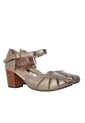 Tacon Para Mujer H-LINA DORADO CUERO ZAVATTY de Zavatty