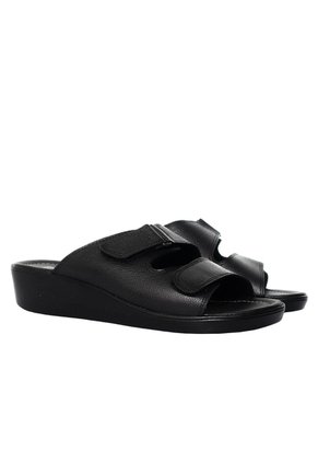 Plataforma Baja Para Mujer H-ABIGAIL NEGRO CUERO ZAVATTY