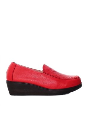 Mocasin Para Mujer H-JANA ROJO CUERO ZAVATTY