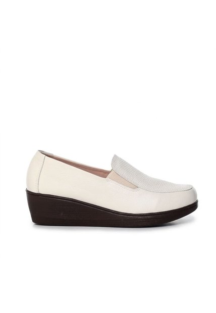 Mocasin Para Mujer H-JANA TALCO CUERO ZAVATTY
