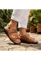 Romulo Sandalia Para Mujer H-BELEN MIEL CUERO ZAVATTY de Zavatty