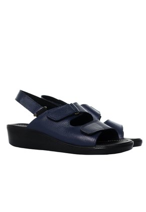 Romulo Sandalia Para Mujer H-BELEN AZUL CUERO ZAVATTY