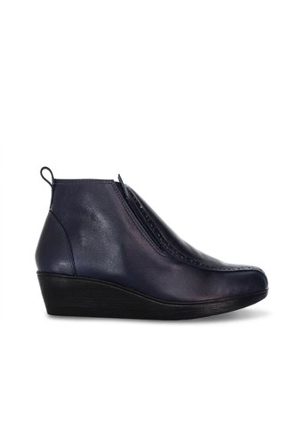 Botin Para Mujer H-ABRIL AZUL CUERO ZAVATTY Zavatty