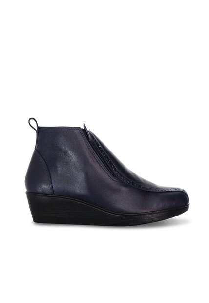 Botin Para Mujer H-ABRIL AZUL CUERO ZAVATTY