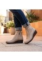 Botin Para Mujer H-ABRIL TAUPE CUERO ZAVATTY de Zavatty