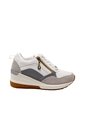 Tenis Para Mujer TA809 TALCOXGRISXPLATA ZAVATTY de Zavatty