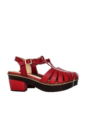 Sandalia Para Mujer S07-Z06 ROJO ZAVATTY