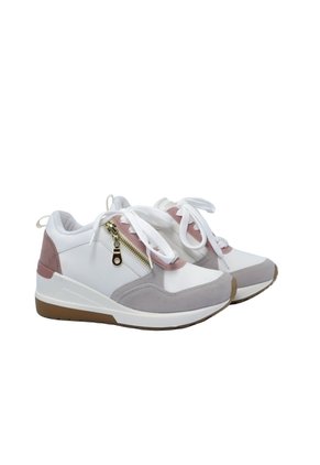 Tenis Para Mujer TA809 TALCOXGRISXPLATA ZAVATTY