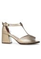 Sandalia Para Mujer H-KAROL ORO CUERO ZAVATTY de Zavatty