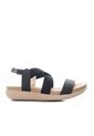 Sandalia Plana Para Mujer 1019-Z83 NEGRO X CAFE ZAVATTY de Zavatty