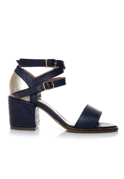 Sandalia Para Mujer H-LAURA AZUL CUERO ZAVATTY