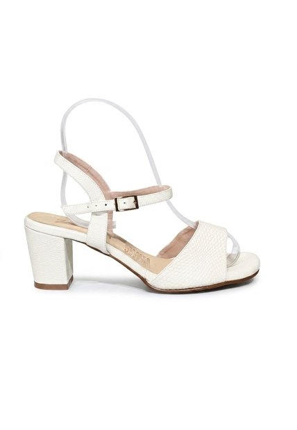 Tacon Para Mujer C07-Z522 BLANCO CUERO ZAVATTY